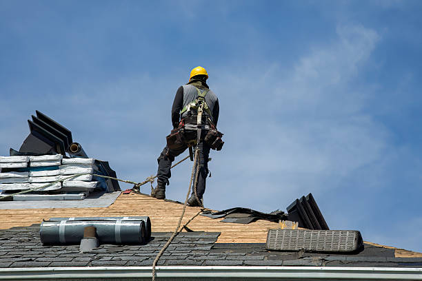 Professional Roof Replacement technician working in Oakley, KS